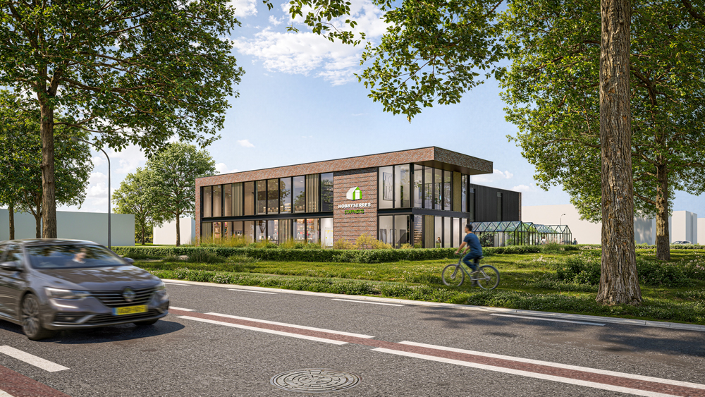 Nieuwe showroom Hobbykassen Stappaerts in Wageningen, Nederland